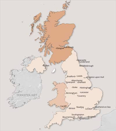 Egyesült Királyság városai